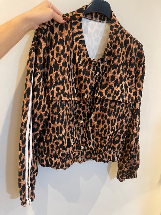 Bomber leopardo rayas