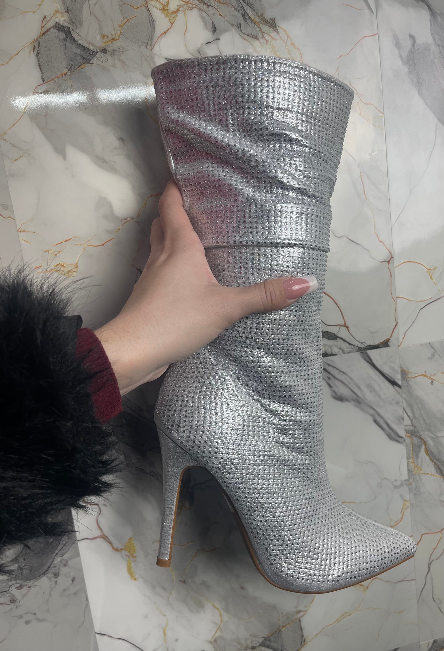 Botas brillantes