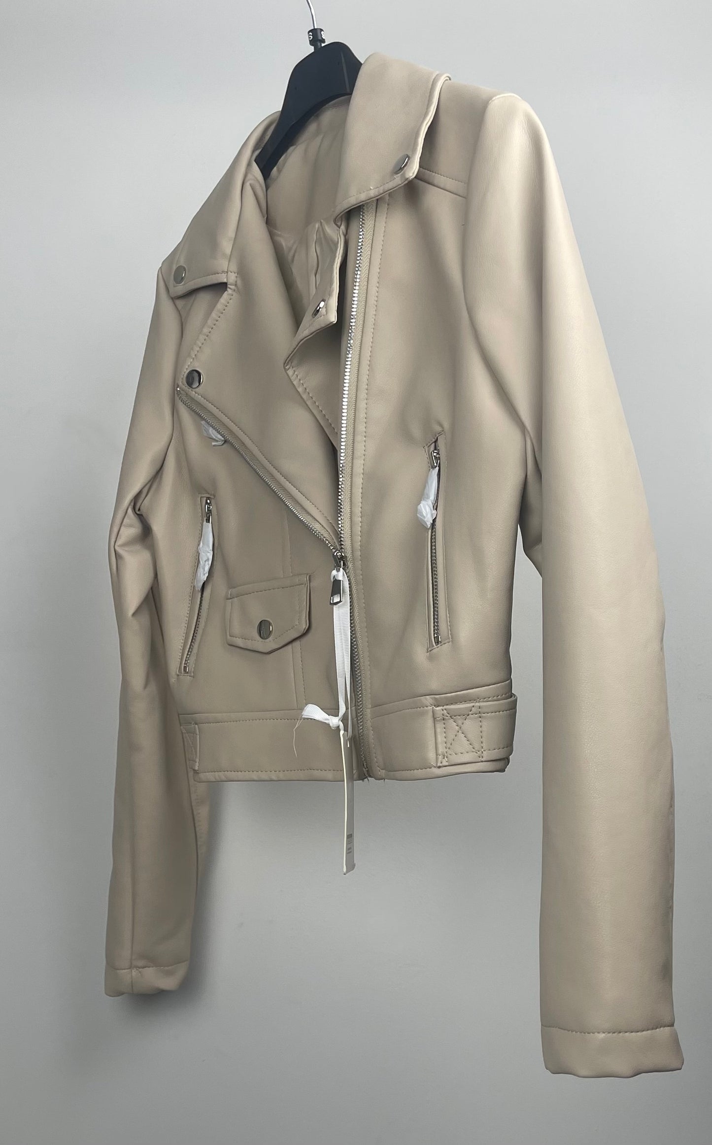 Biker beige polipiel