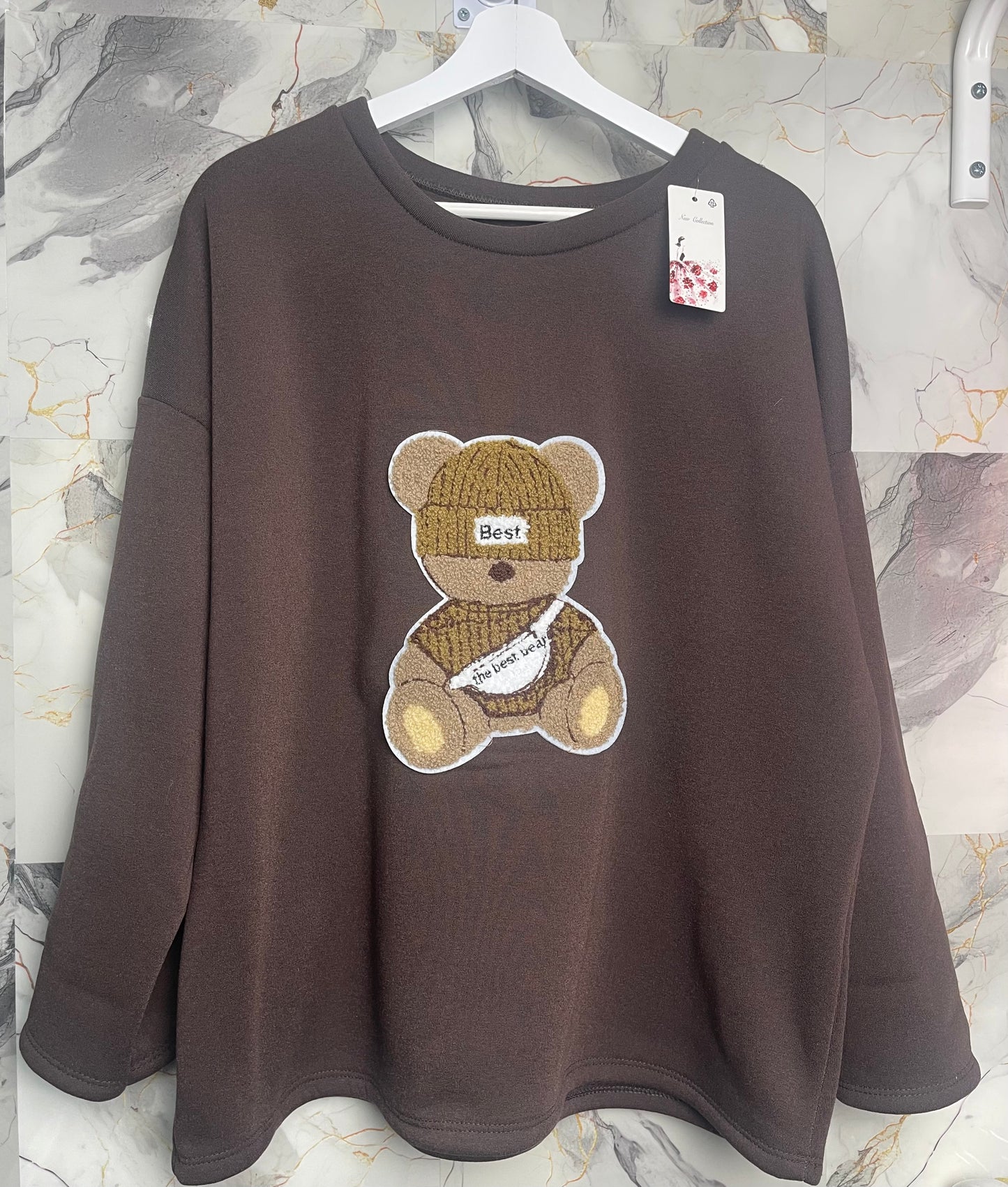 Sudadera oversize oso