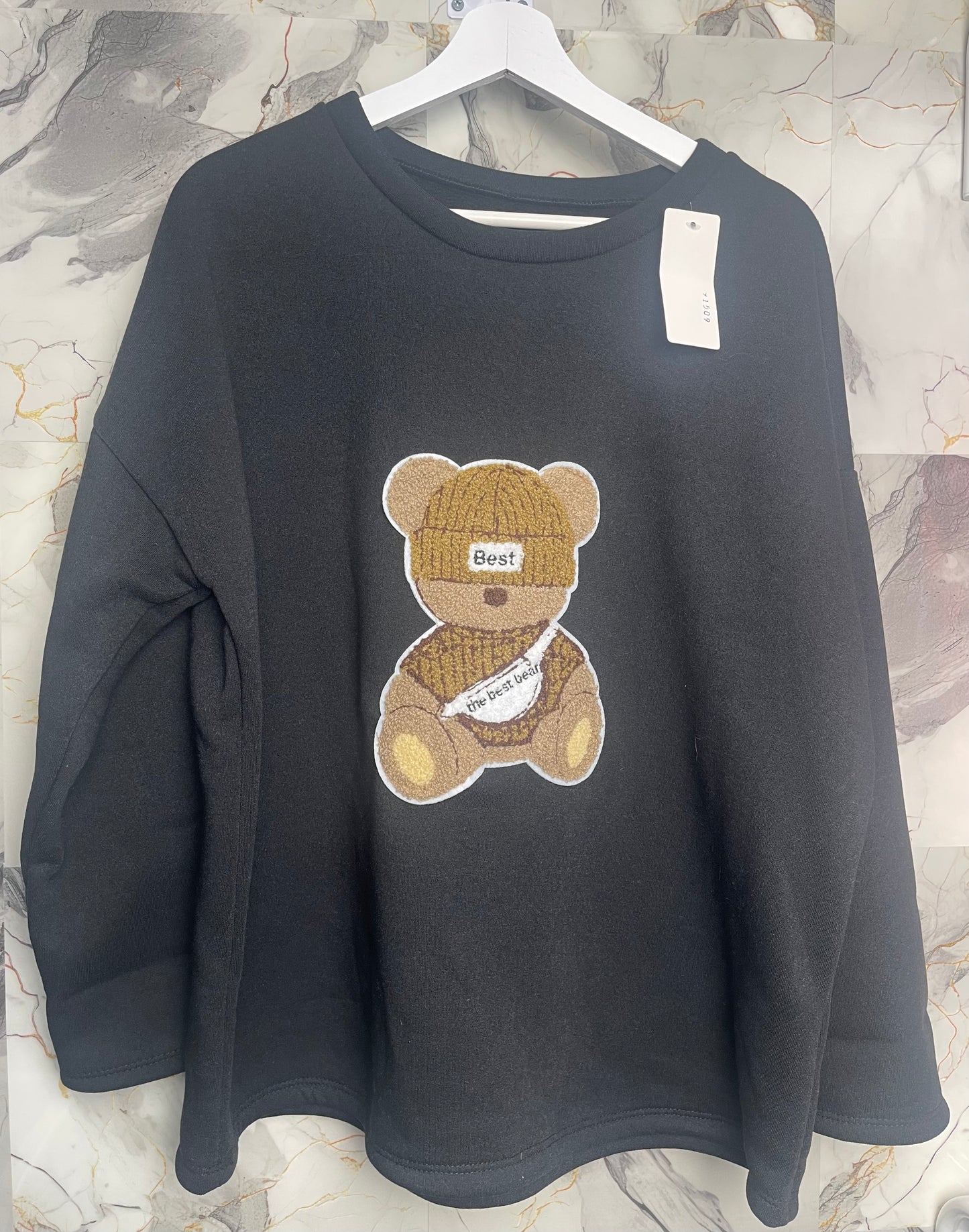 Sudadera oversize oso